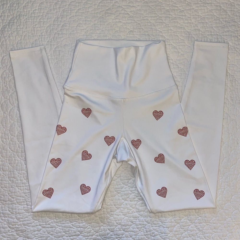 BeachRIOT 3D beaded Heart Leggings